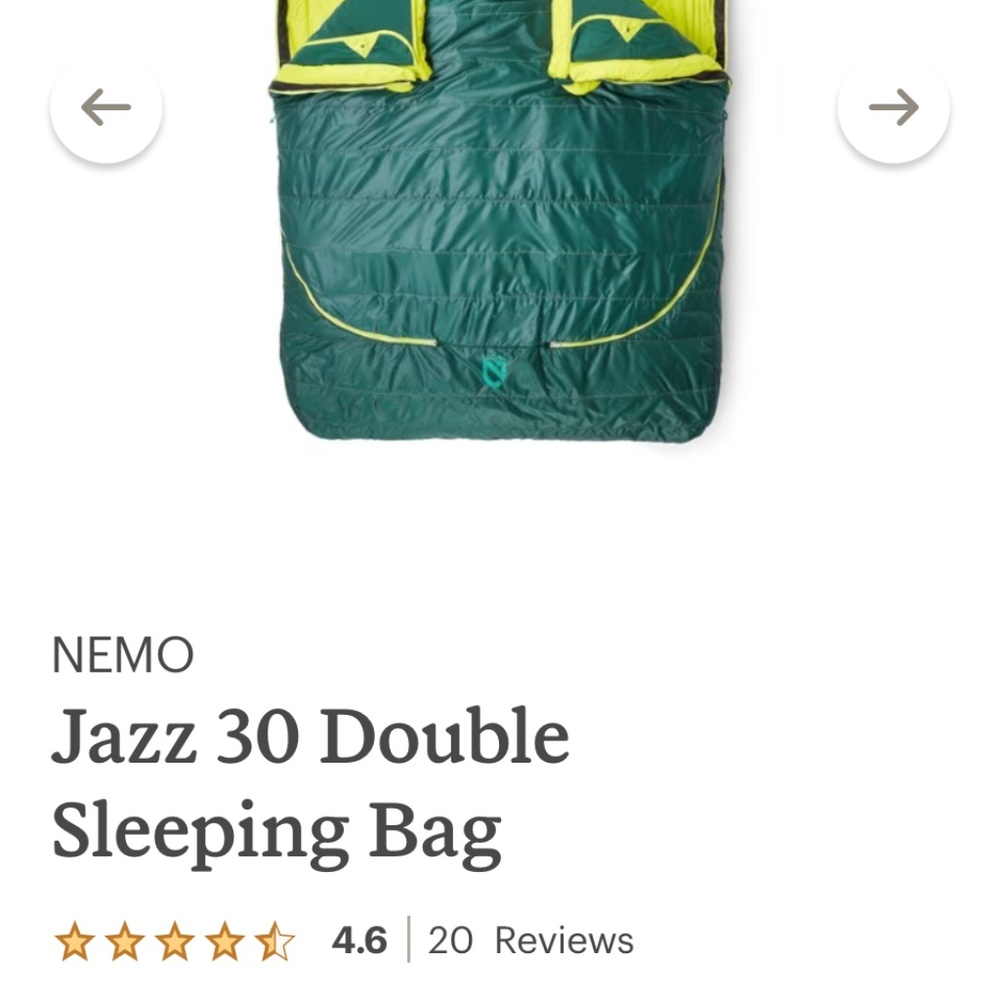Nemo Jazz Double Sleeping Bag